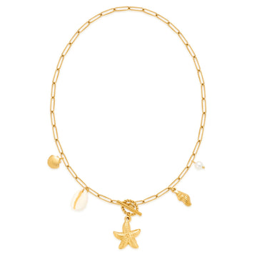 Charm Necklace with Starfish