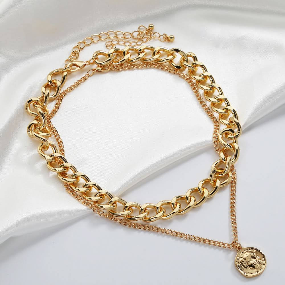 Coin Layered Necklace