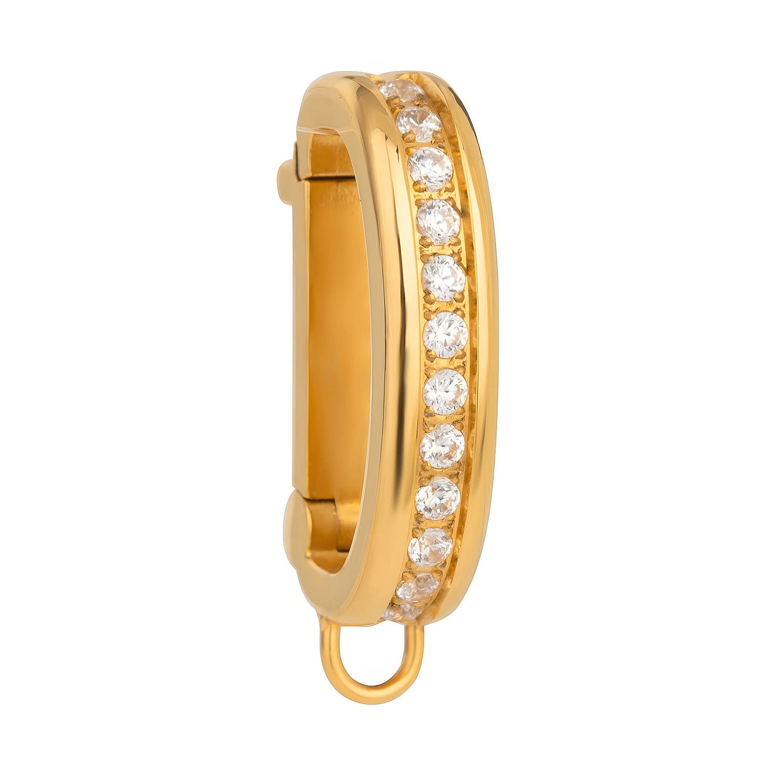 D-shape Zirconia Bikini Charm |1.14"