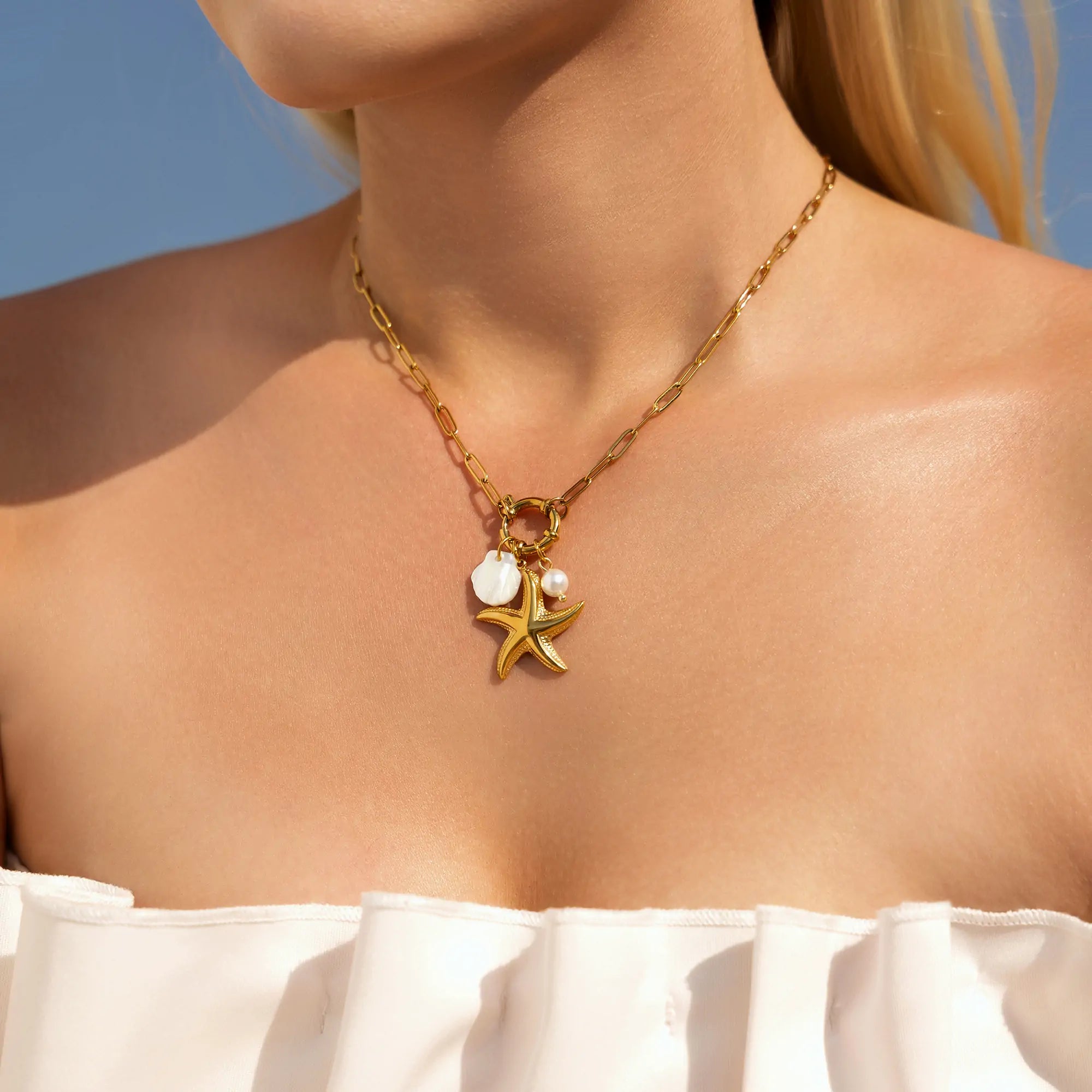 Starfish Pendant Necklace