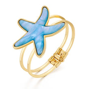 starfish bracelet – ocean-inspired summer jewelry on white background